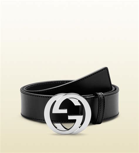 men's gucci belt interlocking|belt with interlocking g buckle.